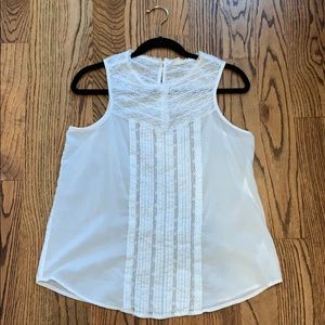 Women’s Sz. M Gap White Lace Tank